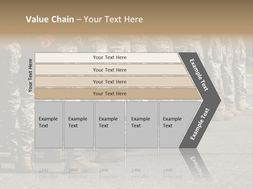 Troop Formation Force PowerPoint Template
