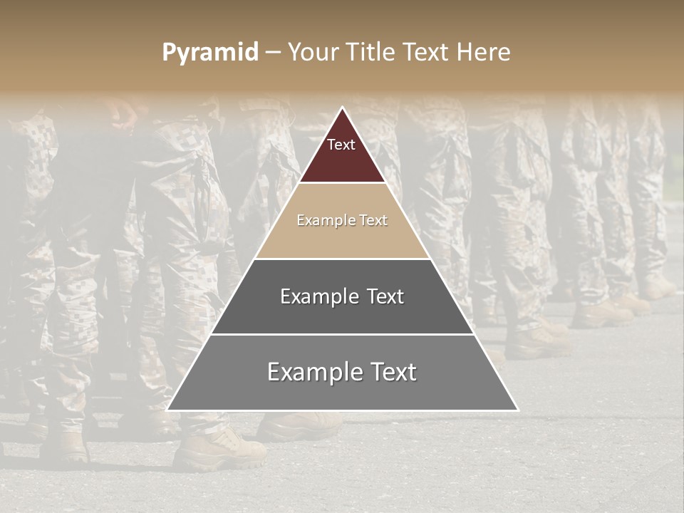 Troop Formation Force PowerPoint Template