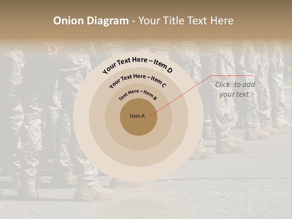 Troop Formation Force PowerPoint Template