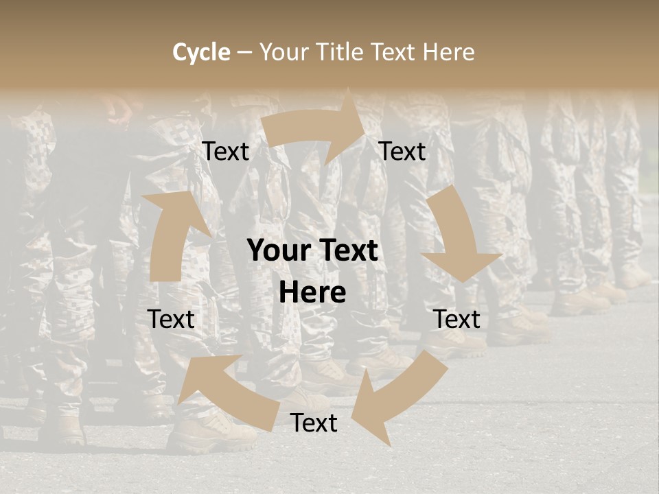 Troop Formation Force PowerPoint Template