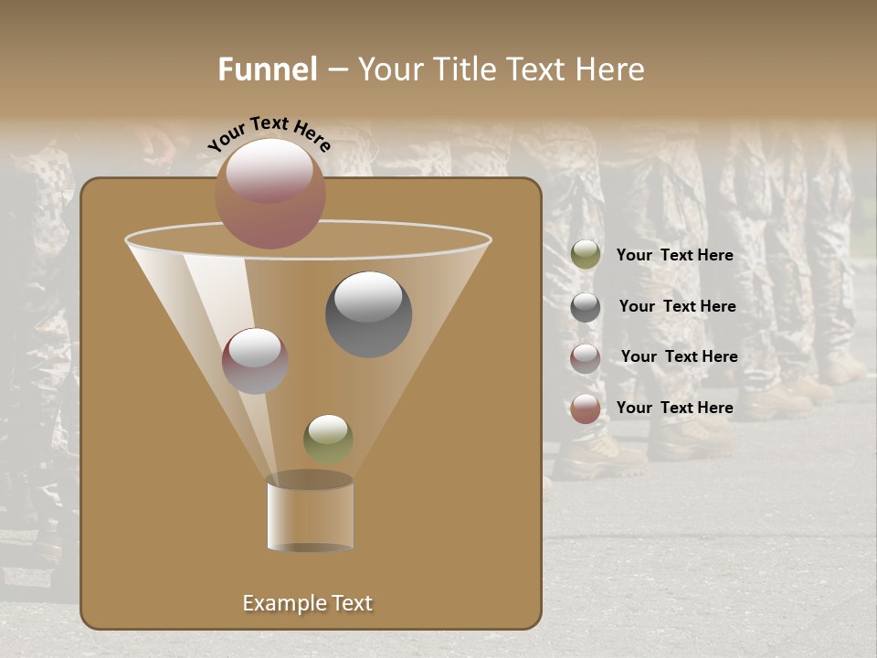 Troop Formation Force PowerPoint Template