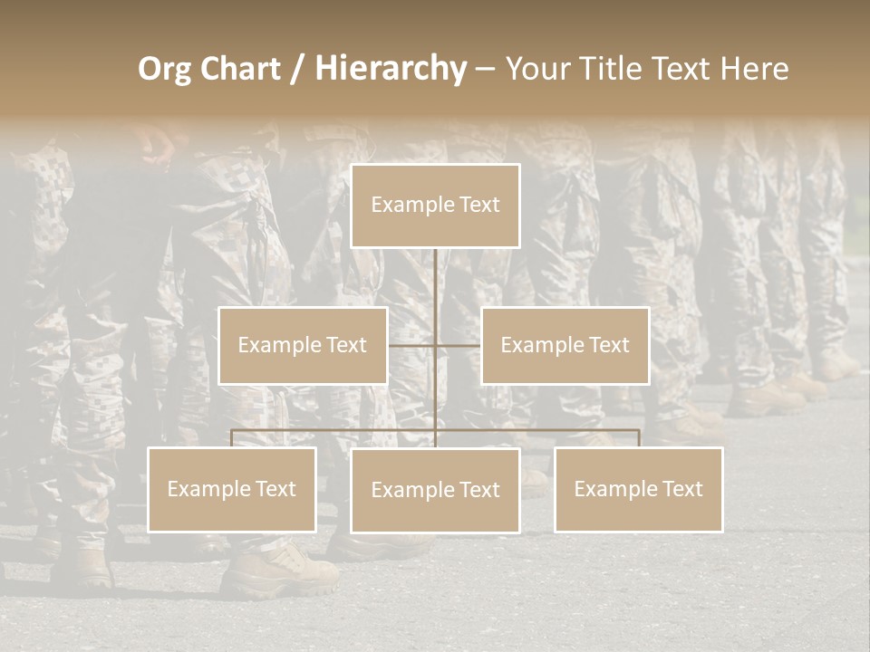 Troop Formation Force PowerPoint Template