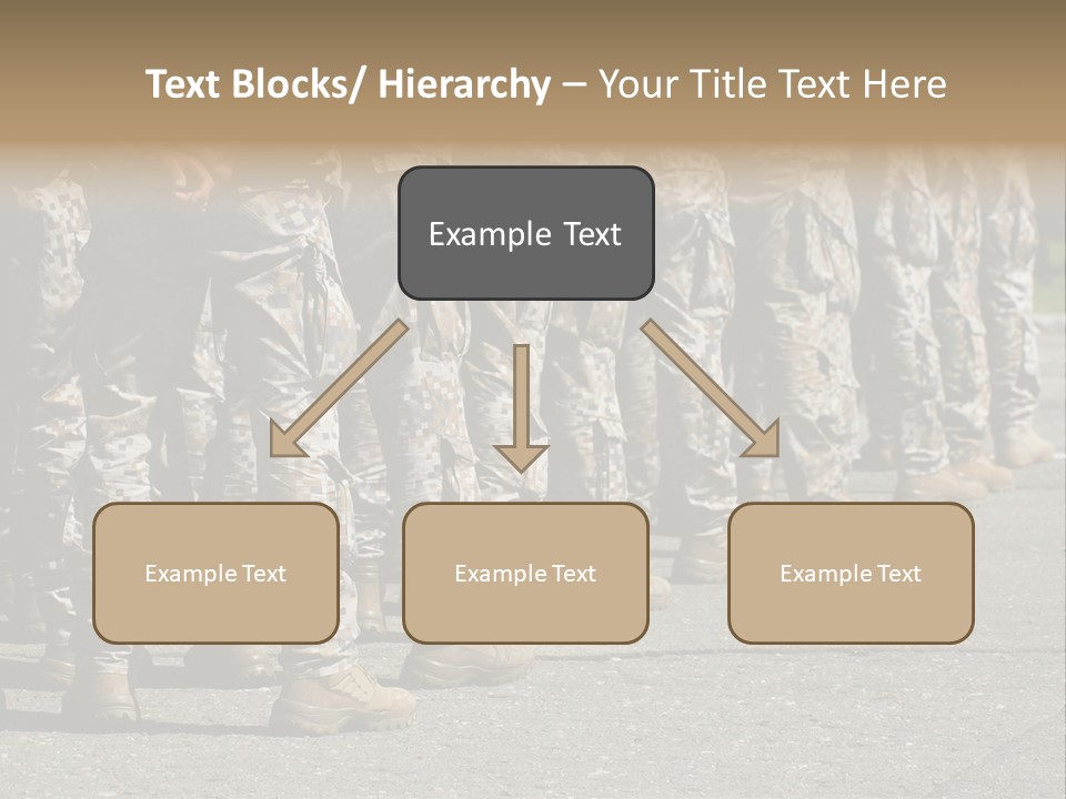 Troop Formation Force PowerPoint Template