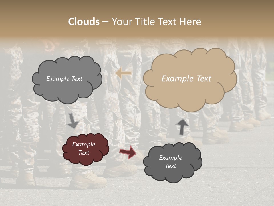Troop Formation Force PowerPoint Template