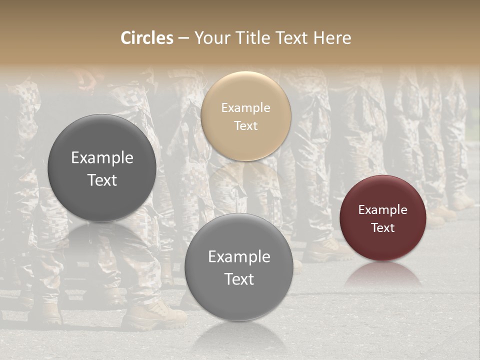 Troop Formation Force PowerPoint Template