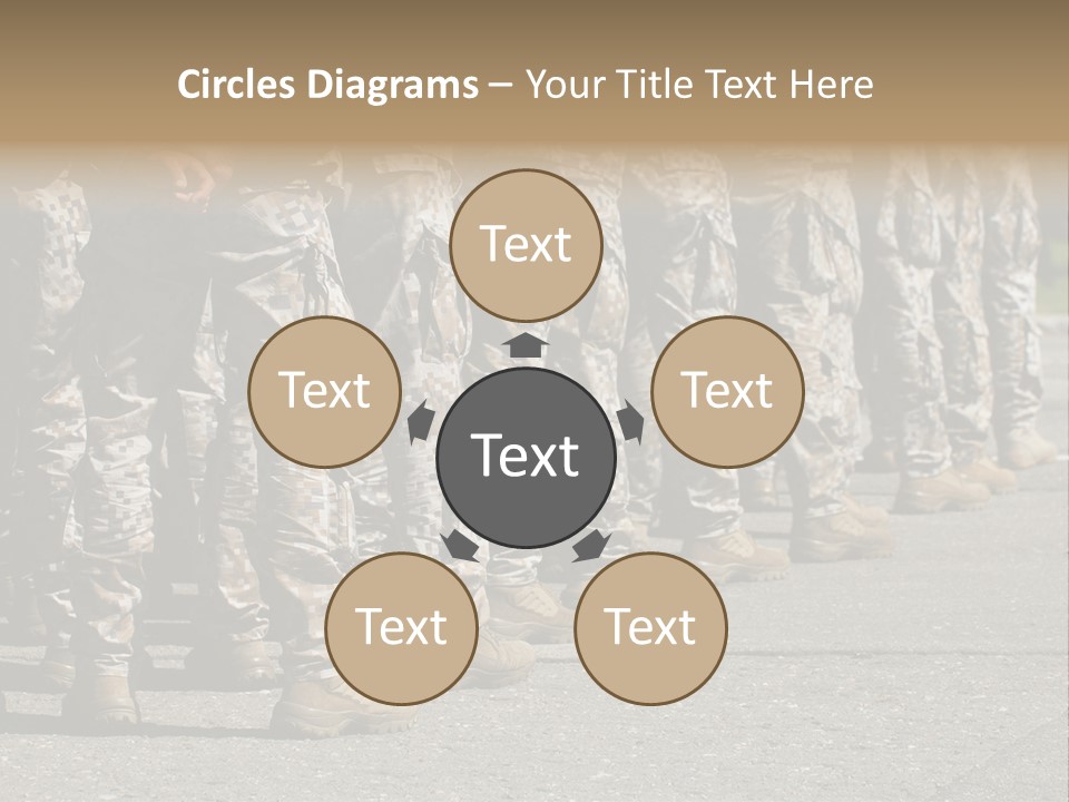 Troop Formation Force PowerPoint Template
