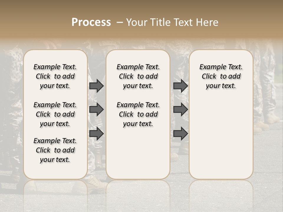 Troop Formation Force PowerPoint Template