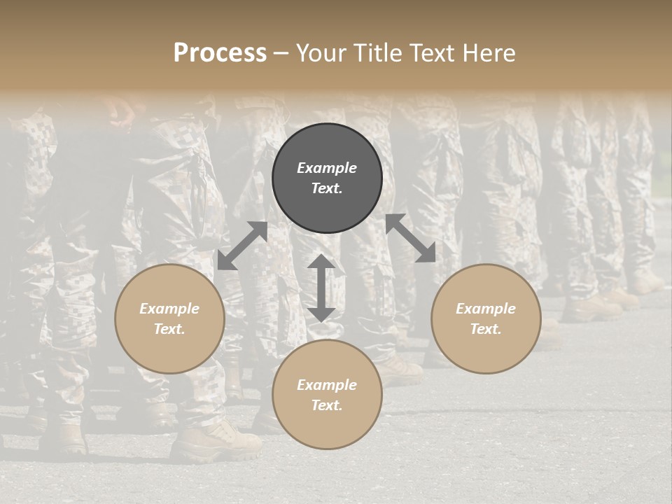 Troop Formation Force PowerPoint Template