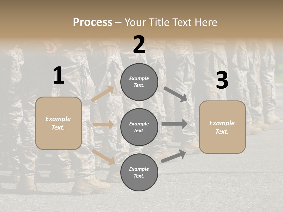 Troop Formation Force PowerPoint Template