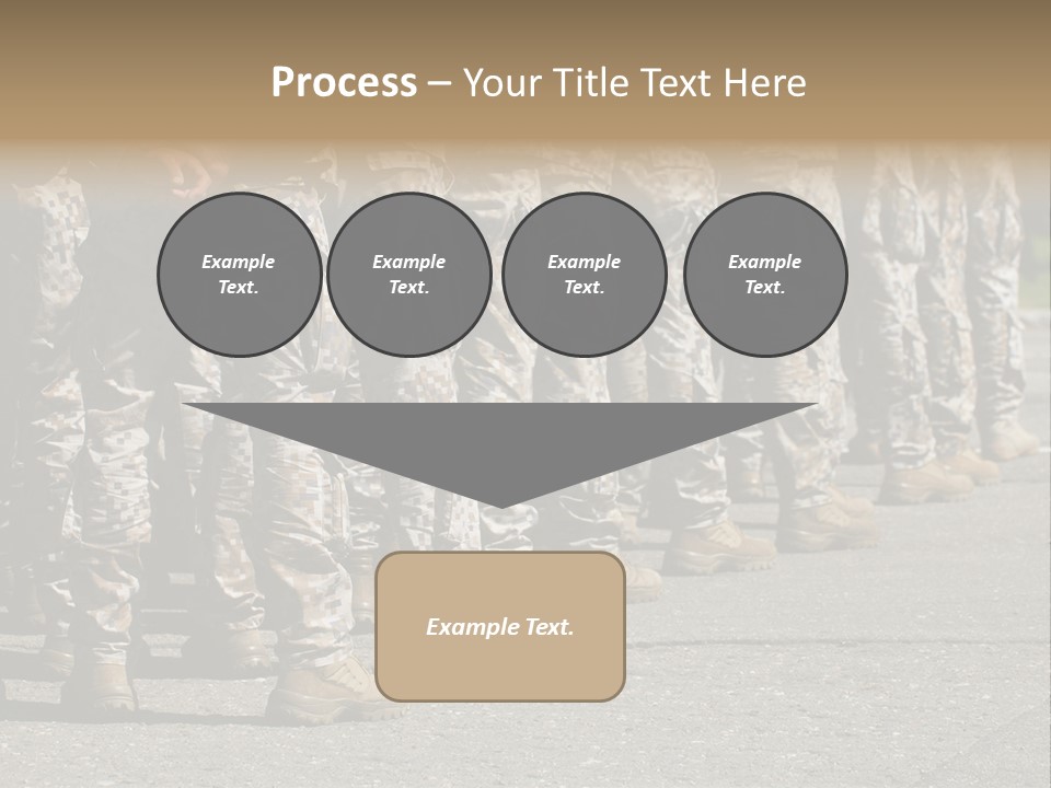 Troop Formation Force PowerPoint Template