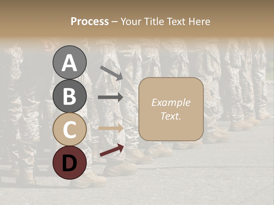 Troop Formation Force PowerPoint Template