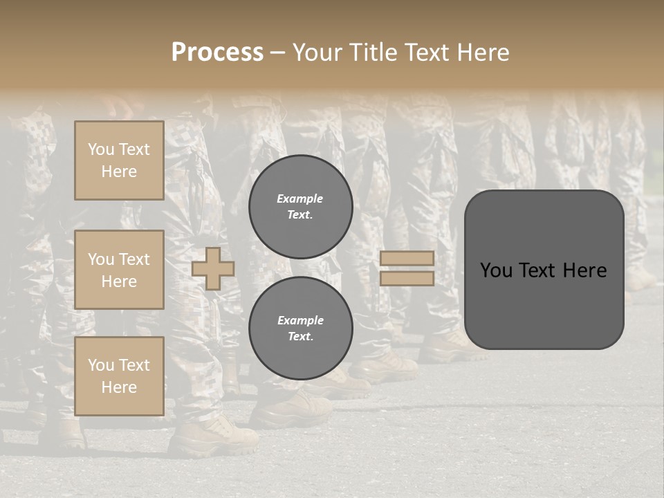 Troop Formation Force PowerPoint Template