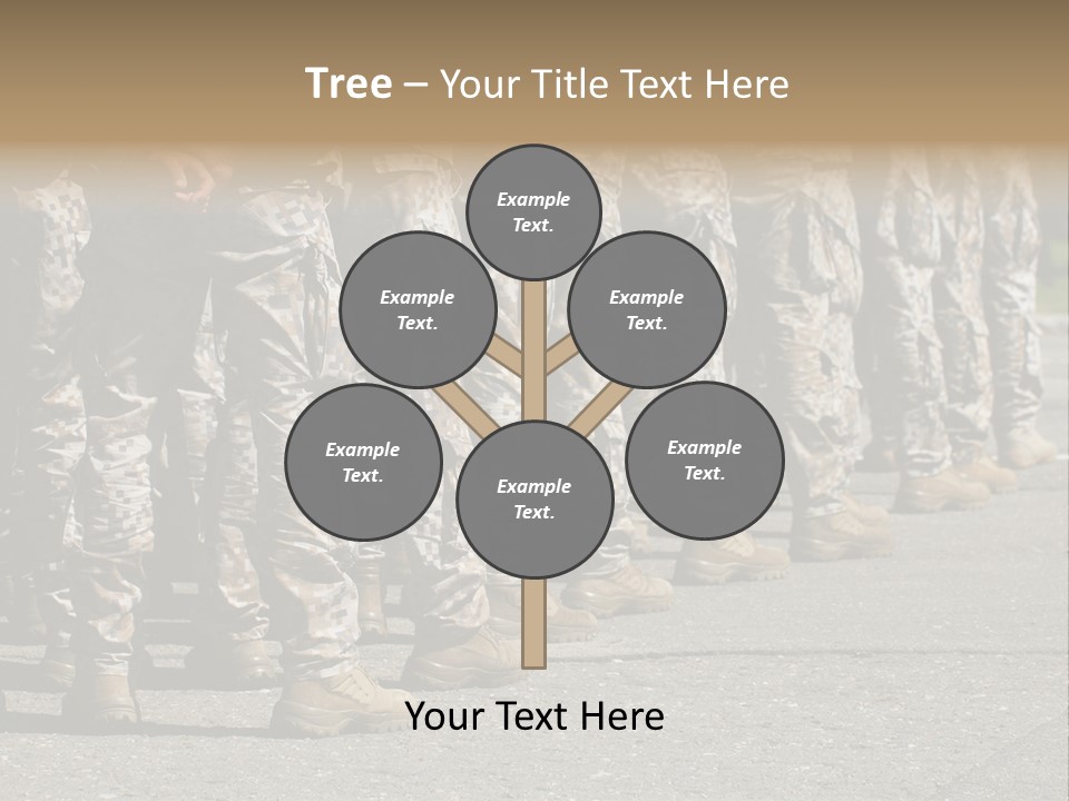 Troop Formation Force PowerPoint Template