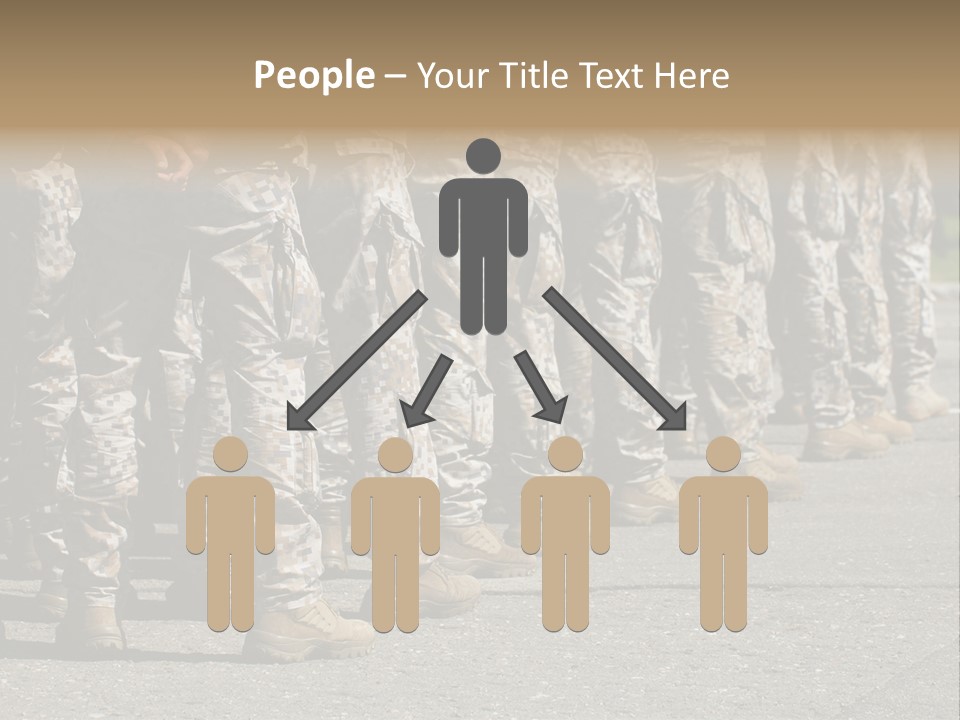 Troop Formation Force PowerPoint Template