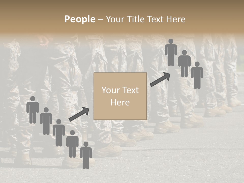 Troop Formation Force PowerPoint Template