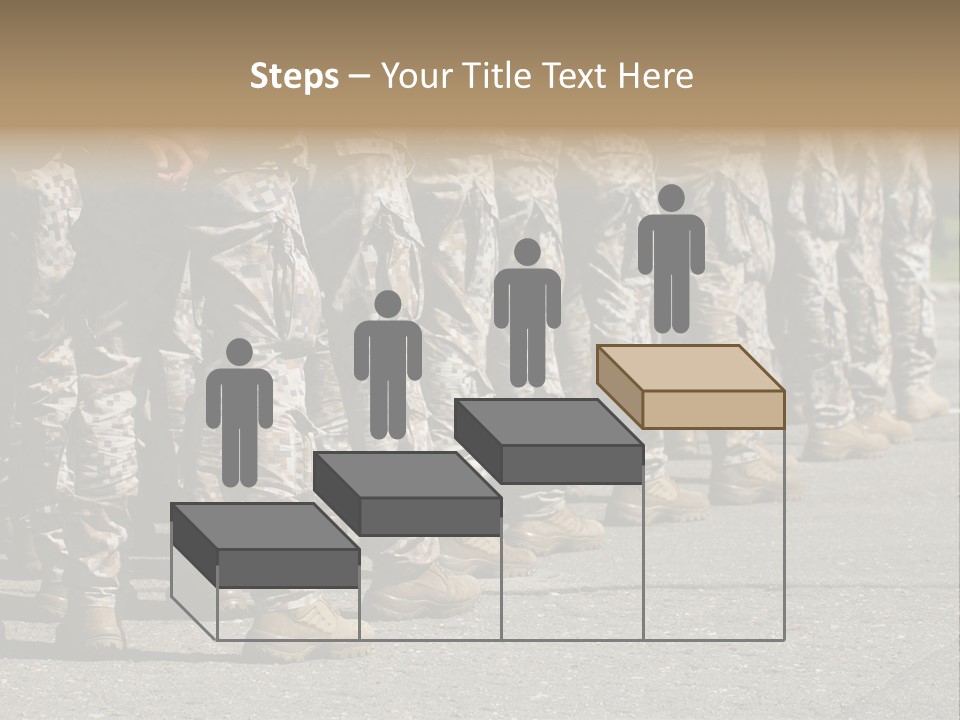 Troop Formation Force PowerPoint Template