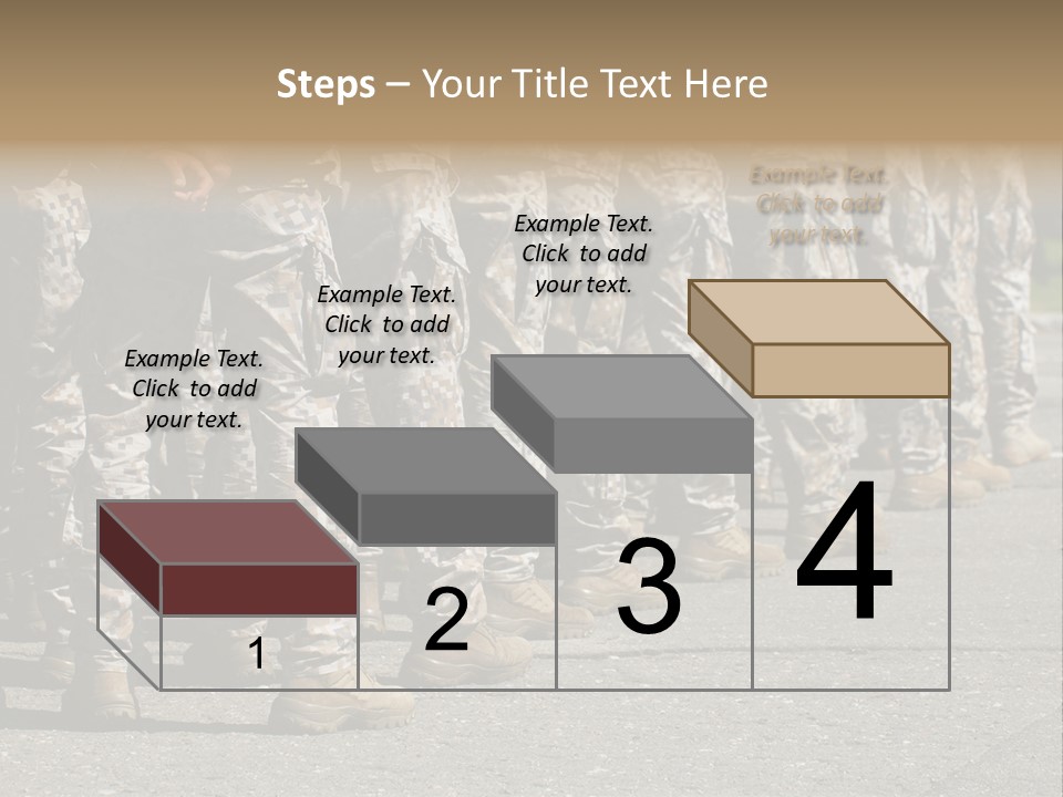 Troop Formation Force PowerPoint Template