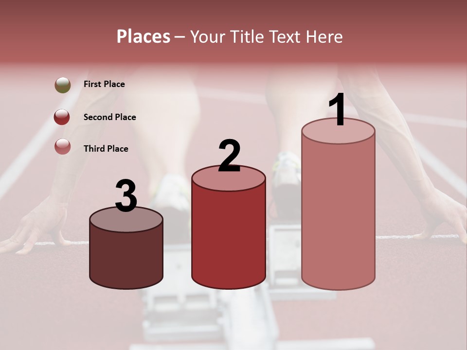 Track Competitive Muscular PowerPoint Template