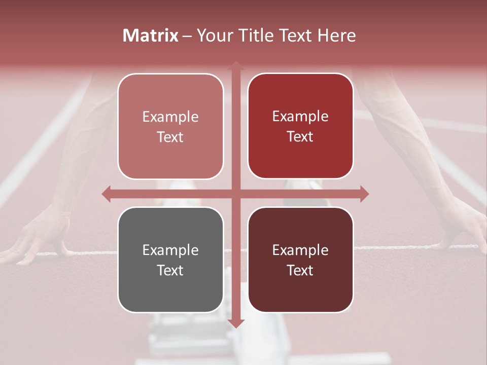 Track Competitive Muscular PowerPoint Template