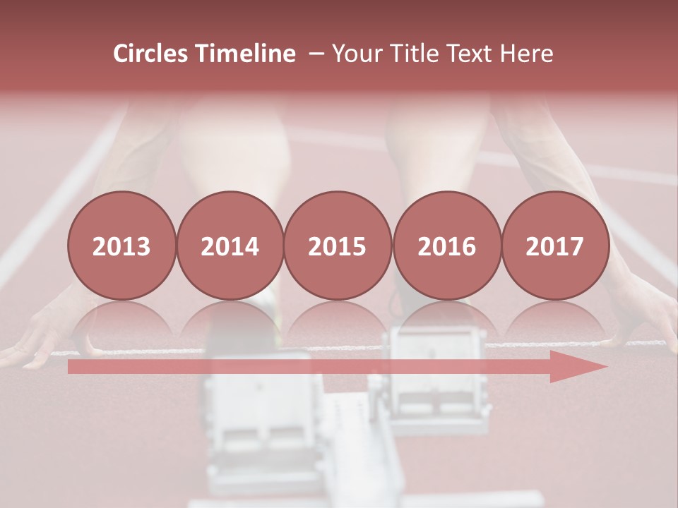 Track Competitive Muscular PowerPoint Template