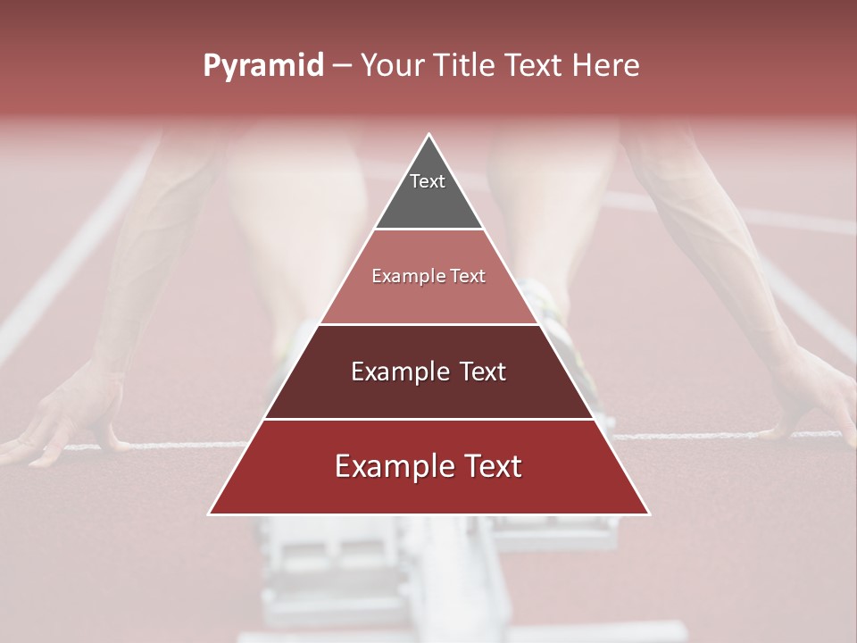 Track Competitive Muscular PowerPoint Template