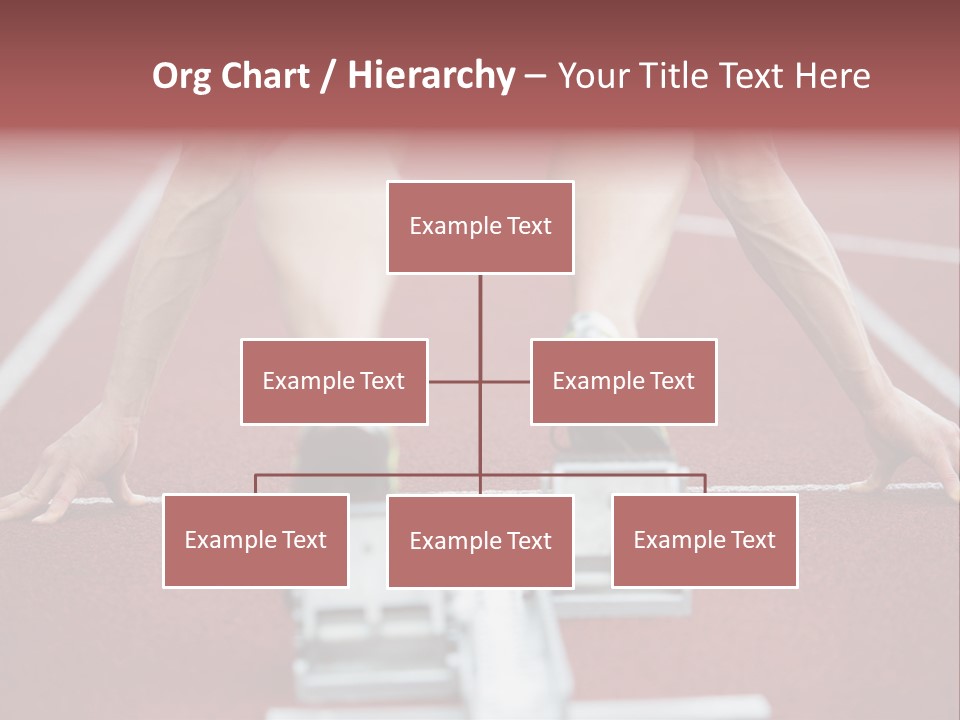 Track Competitive Muscular PowerPoint Template