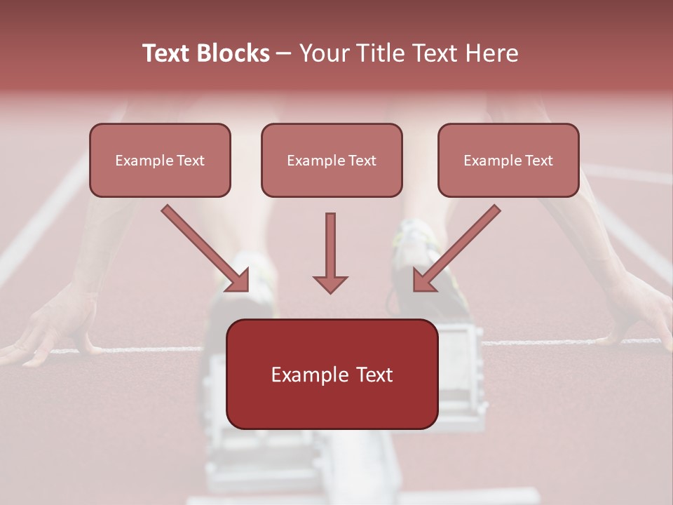 Track Competitive Muscular PowerPoint Template