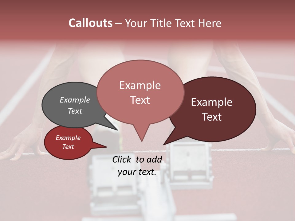 Track Competitive Muscular PowerPoint Template