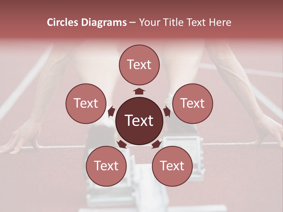 Track Competitive Muscular PowerPoint Template