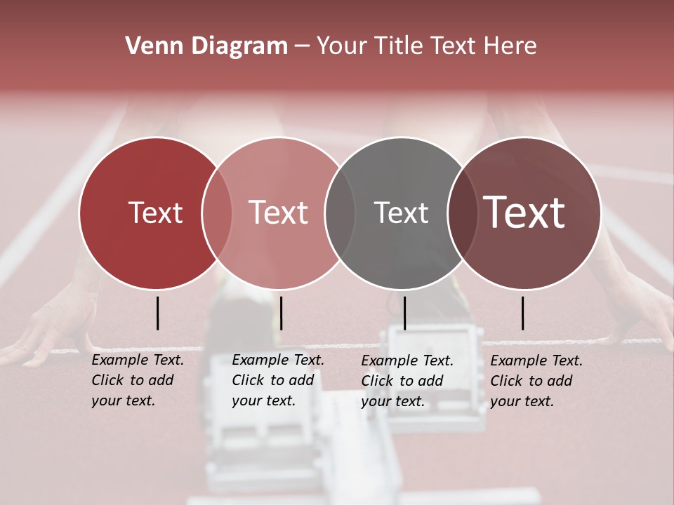 Track Competitive Muscular PowerPoint Template