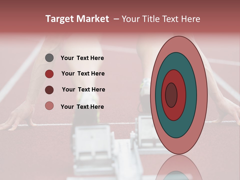 Track Competitive Muscular PowerPoint Template