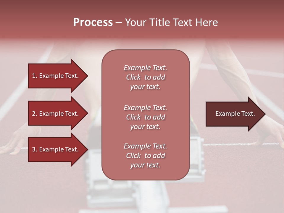 Track Competitive Muscular PowerPoint Template