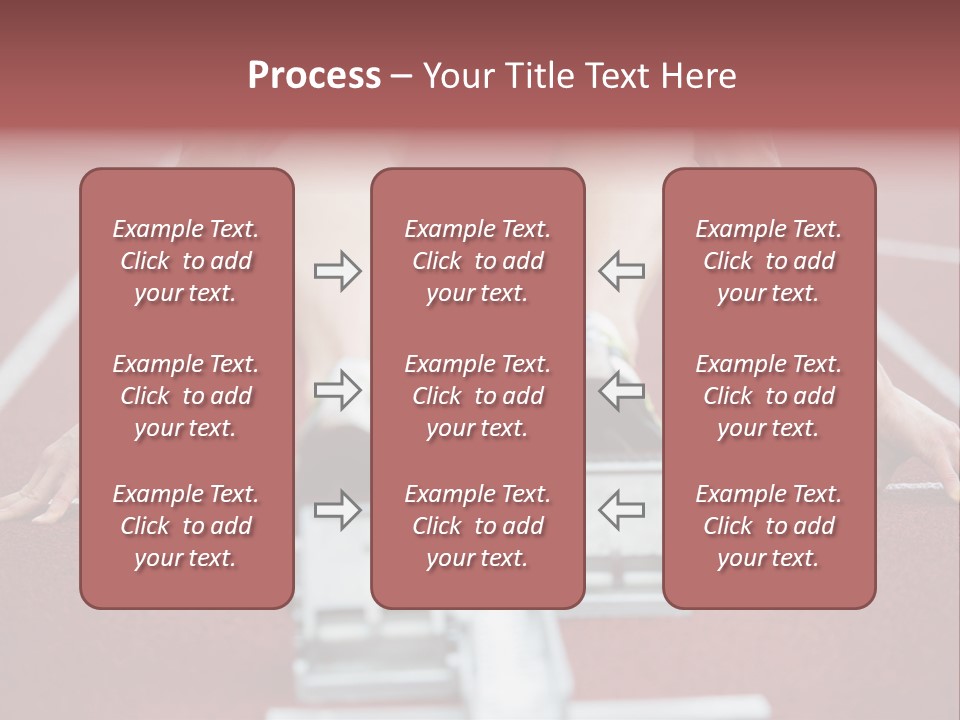 Track Competitive Muscular PowerPoint Template