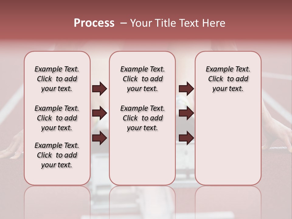 Track Competitive Muscular PowerPoint Template