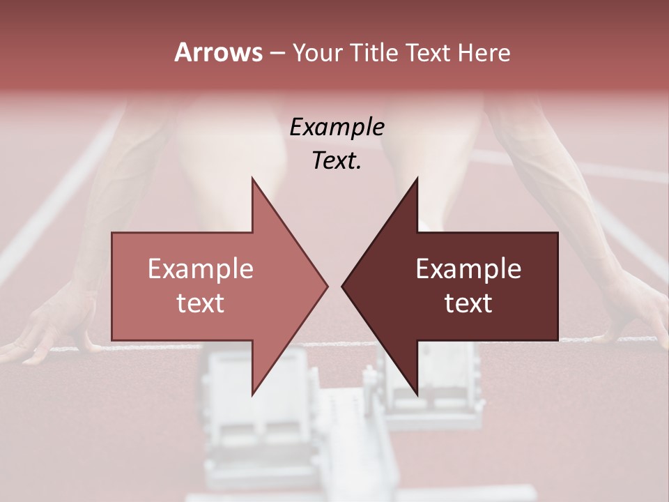 Track Competitive Muscular PowerPoint Template