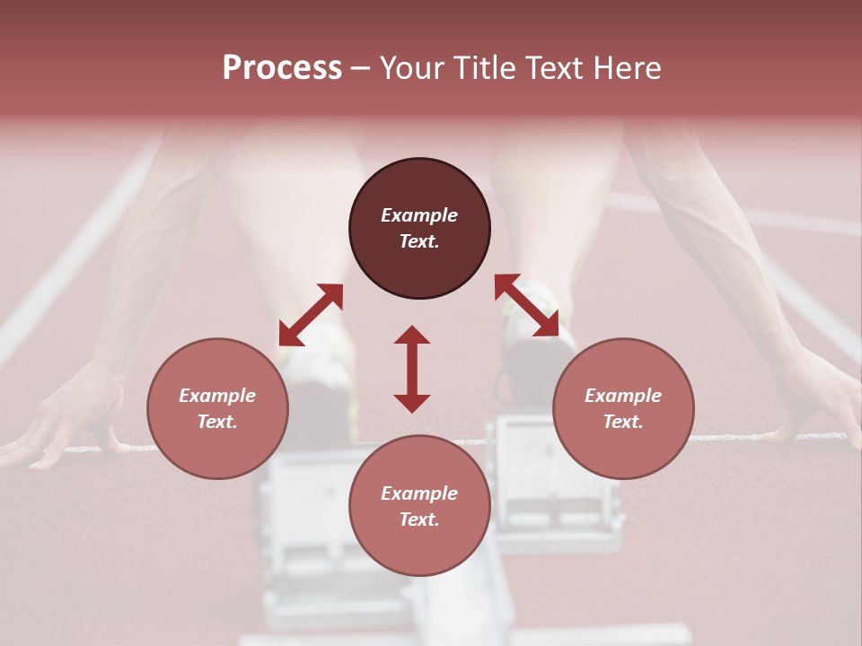 Track Competitive Muscular PowerPoint Template