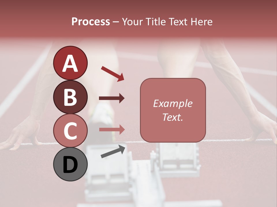 Track Competitive Muscular PowerPoint Template