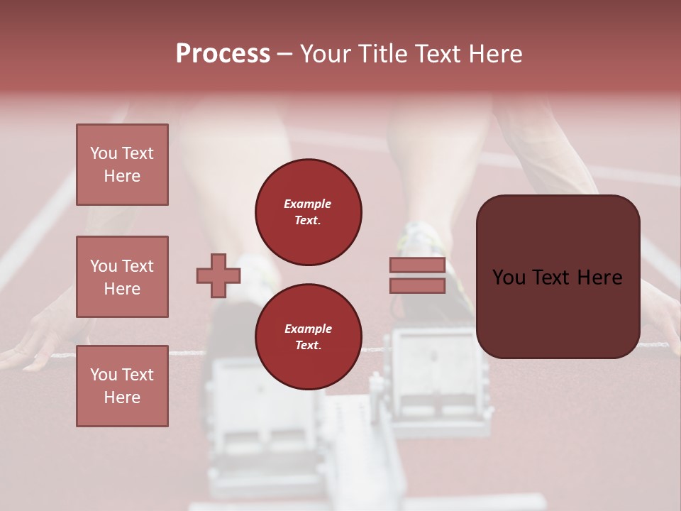 Track Competitive Muscular PowerPoint Template