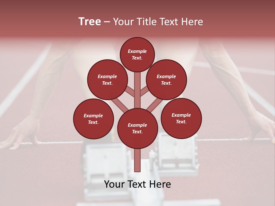 Track Competitive Muscular PowerPoint Template