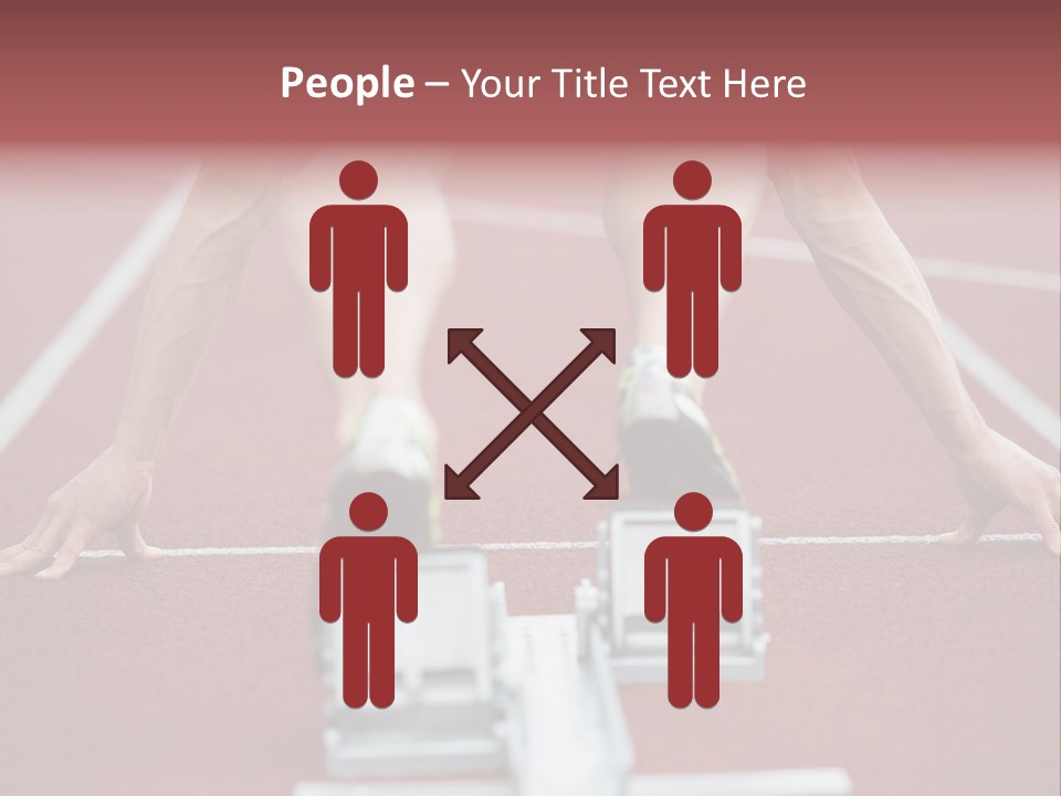 Track Competitive Muscular PowerPoint Template