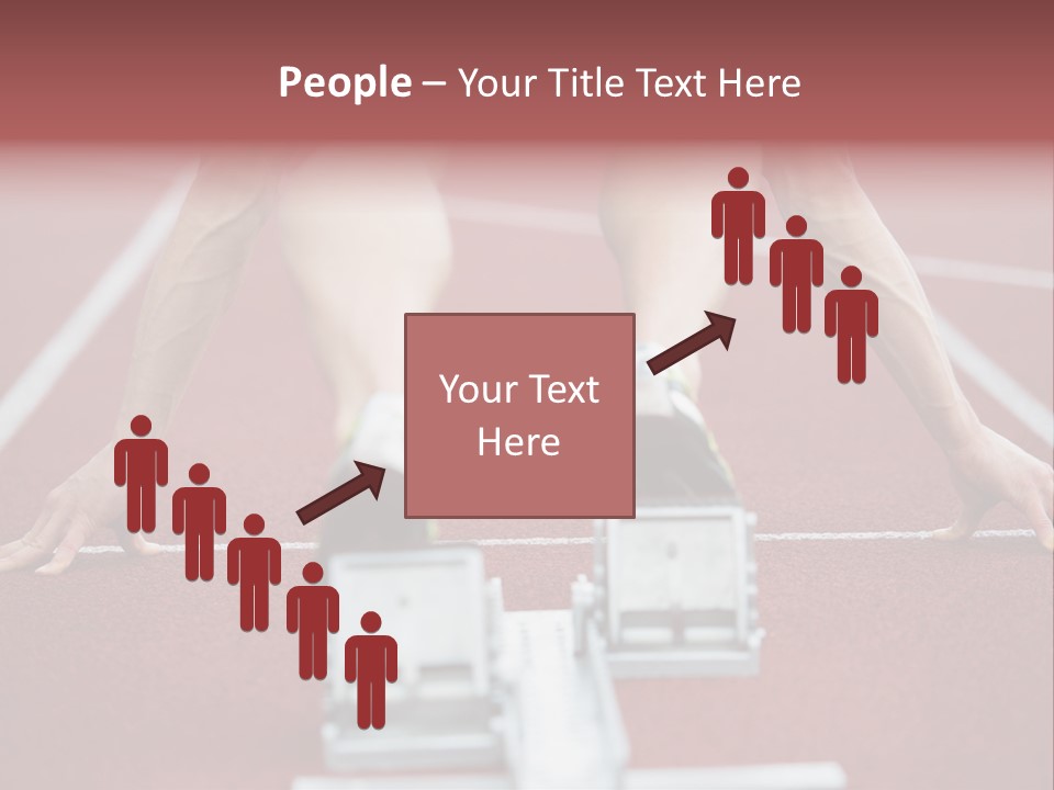 Track Competitive Muscular PowerPoint Template