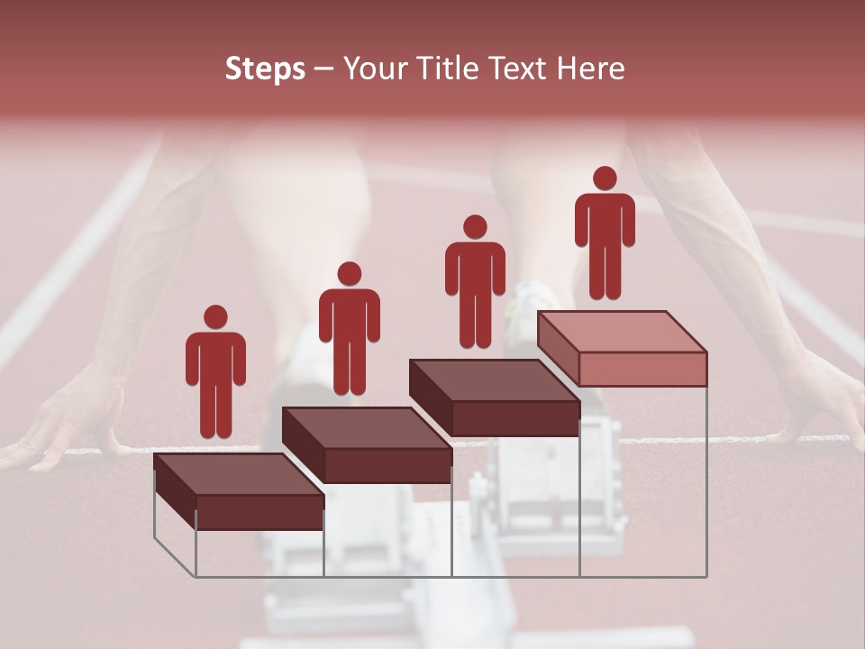 Track Competitive Muscular PowerPoint Template