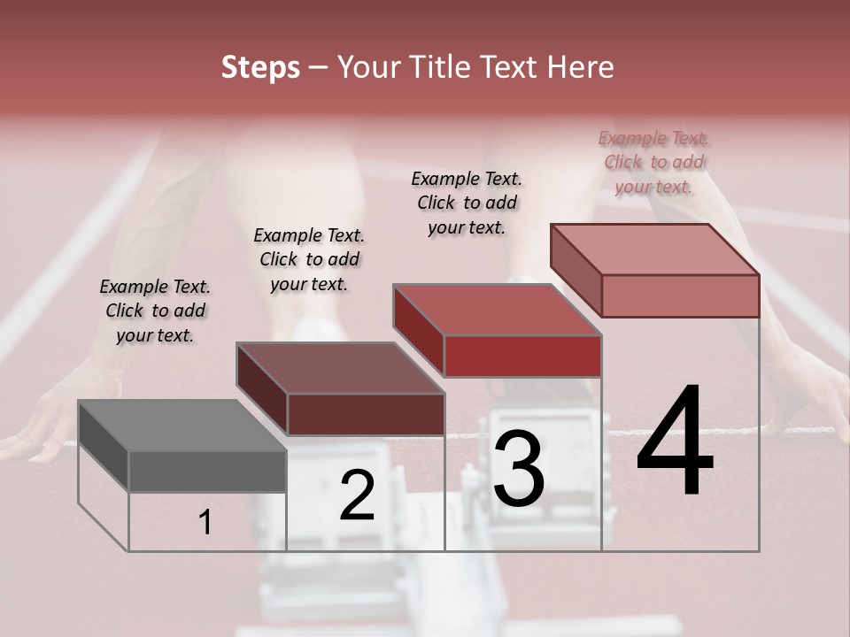 Track Competitive Muscular PowerPoint Template