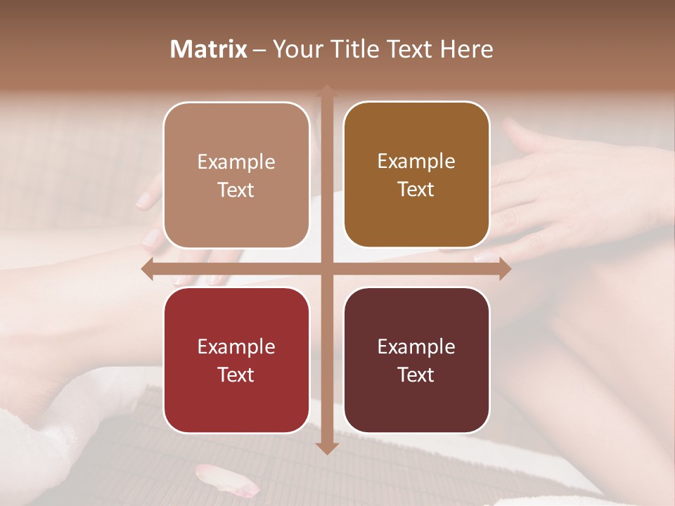 Caucasian Leg Isolated PowerPoint Template