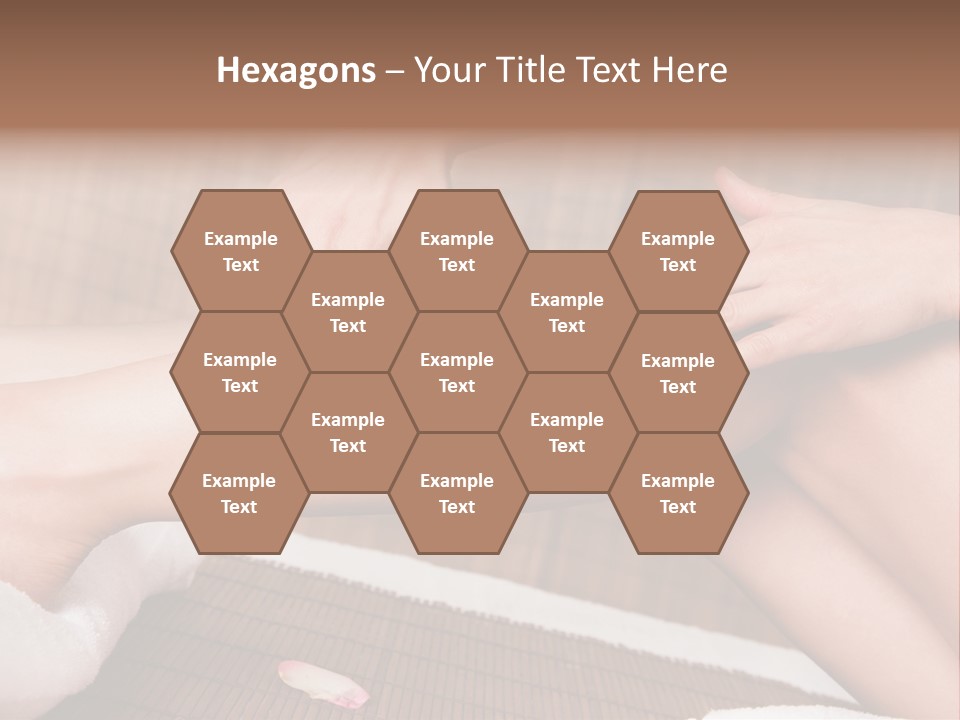 Caucasian Leg Isolated PowerPoint Template