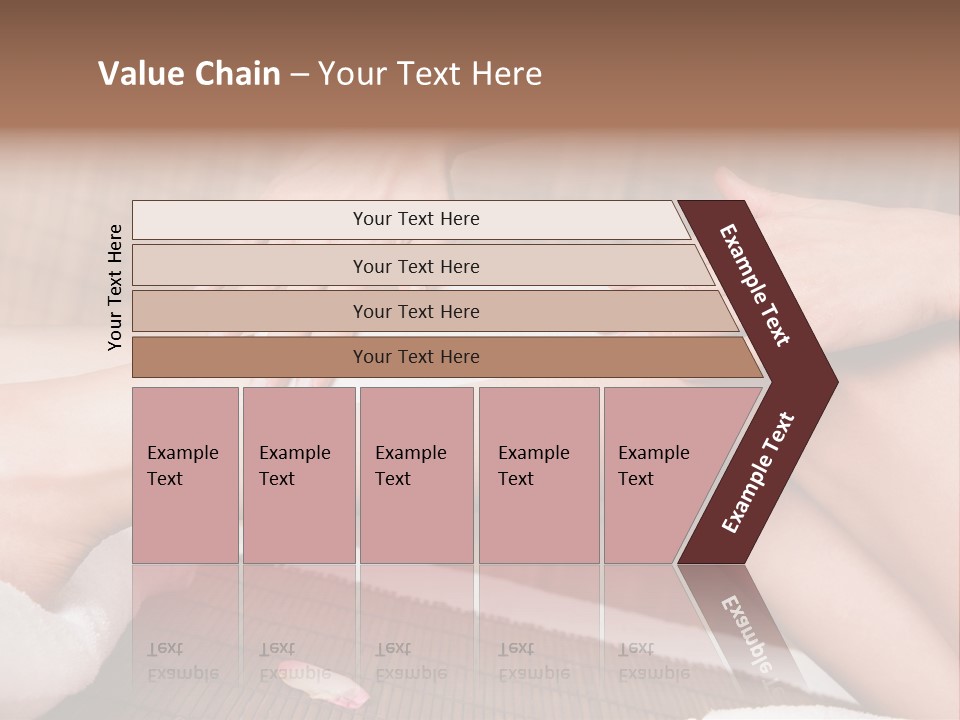 Caucasian Leg Isolated PowerPoint Template