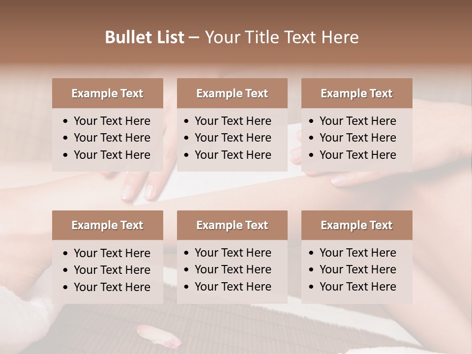 Caucasian Leg Isolated PowerPoint Template