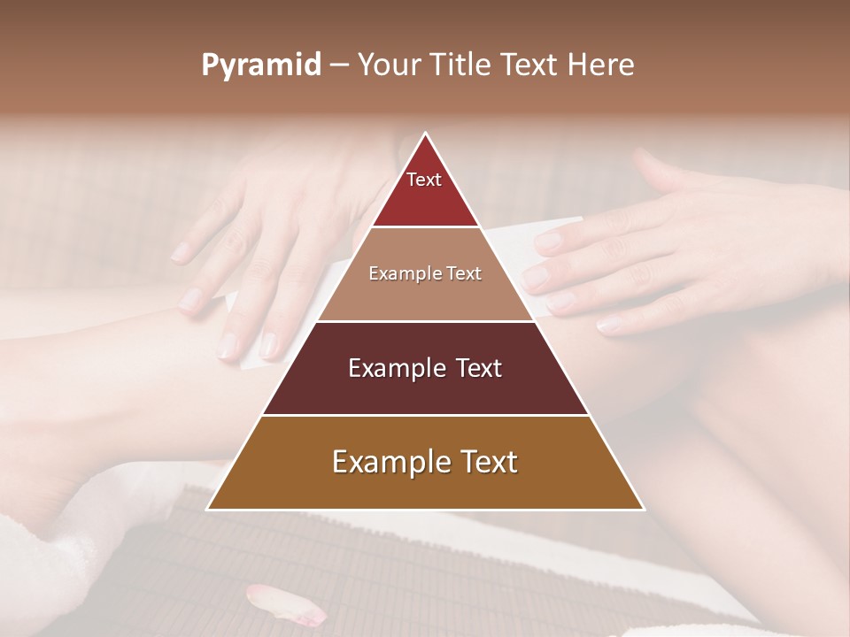 Caucasian Leg Isolated PowerPoint Template