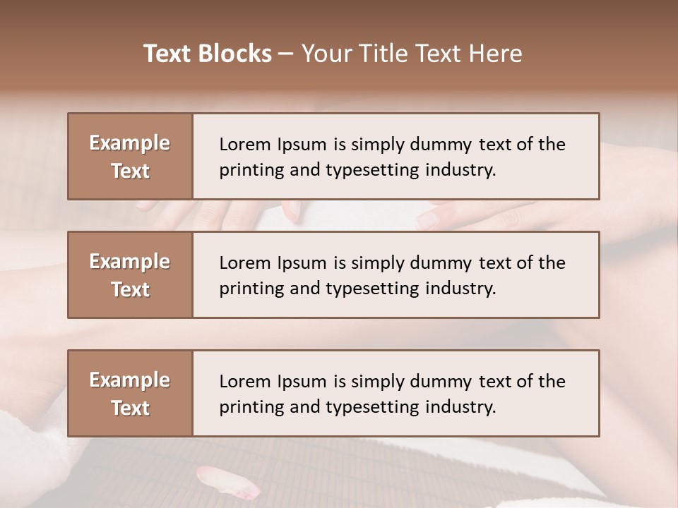 Caucasian Leg Isolated PowerPoint Template