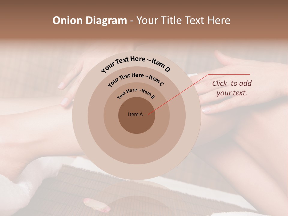 Caucasian Leg Isolated PowerPoint Template